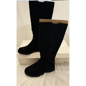 Black Faux Velvet Style & Co Women’s Boots 5.5